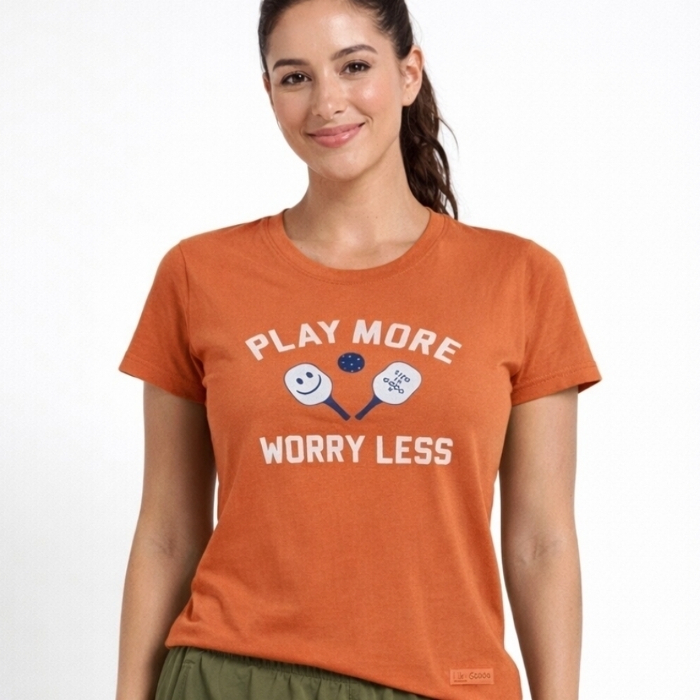 Life Is Good “Play More Worry Less”